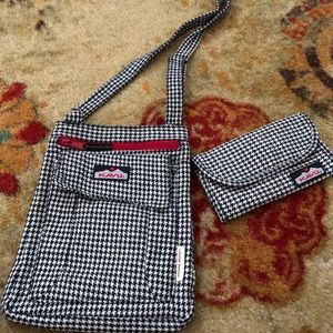 Kavu crossbody bag with matching wallet